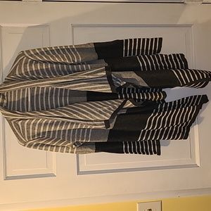 Mystree Open Draped Cardigan